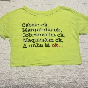 Got this top on a trip to Brazil. No longer fit me.